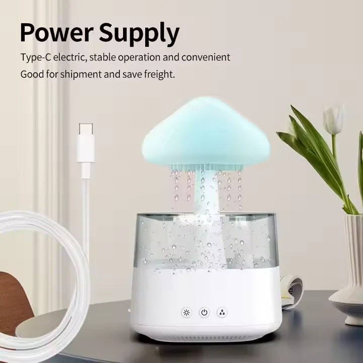 Music Bluetooth Rain Cloud Humidifier