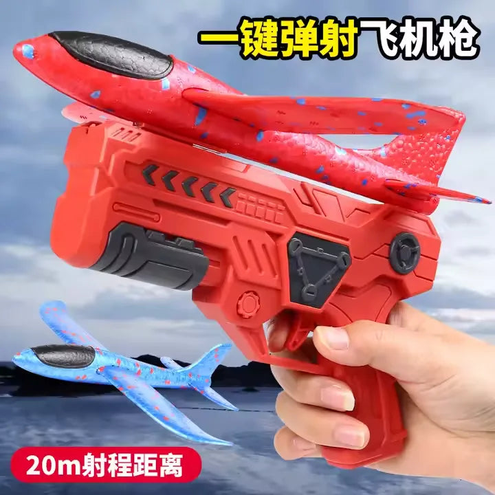 Children's Catapult Aircraft With Light (Monochrome)