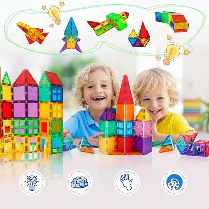 Colorful Window Magnetic Block Toy