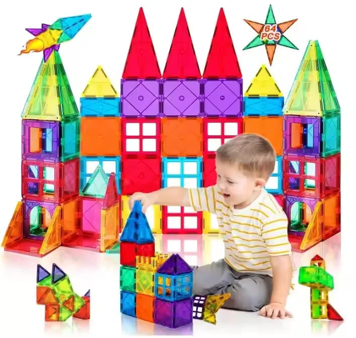 Colorful Window Magnetic Block Toy