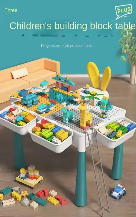 Puzzle Assembly Newborn Game Table