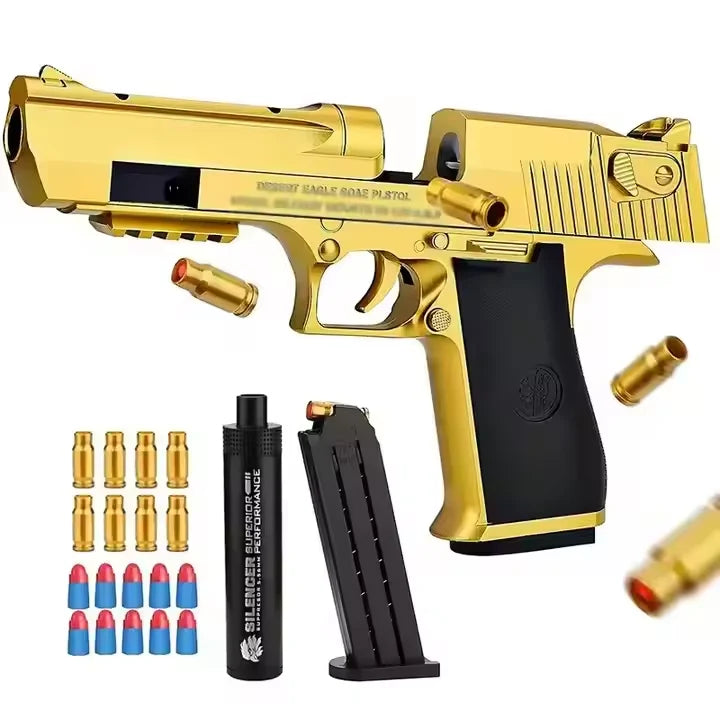 Children's Golden Desert Eagle Toy