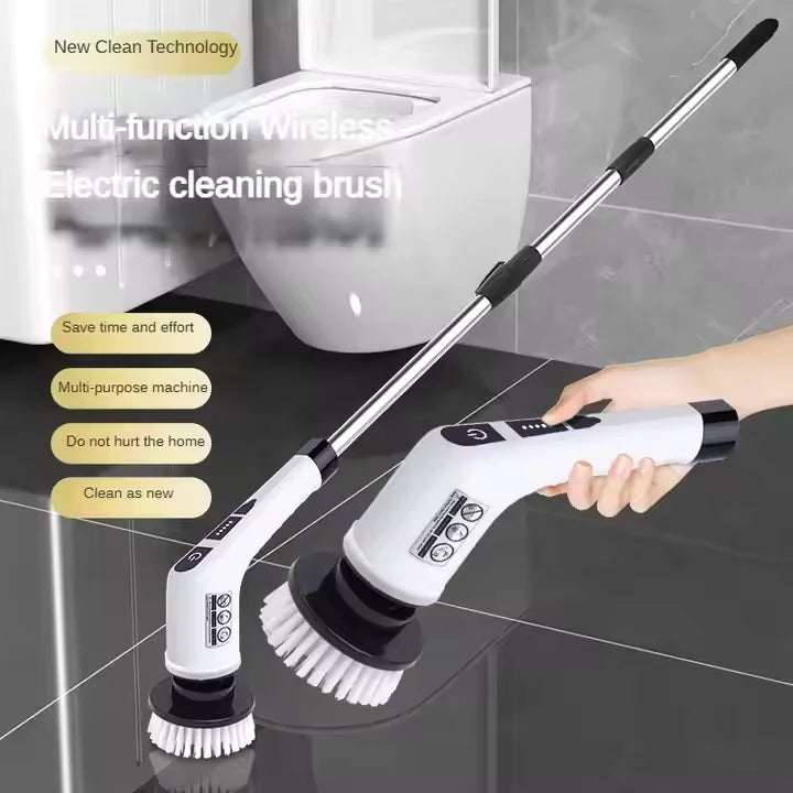 Wireless Electric Cleaning Brush Color: White, Black, Peach