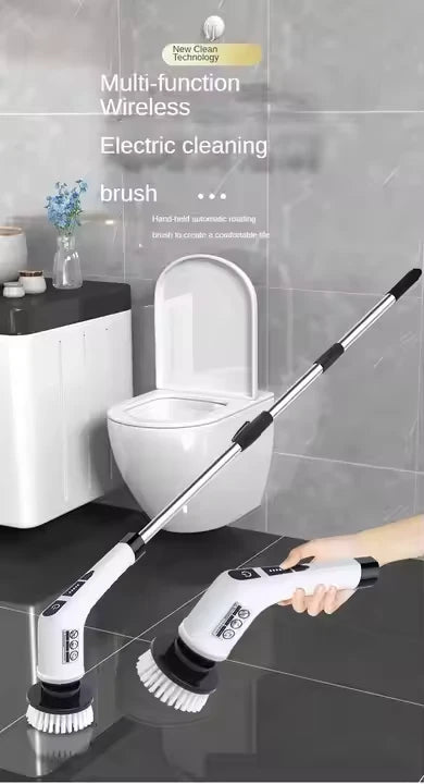 Wireless Electric Cleaning Brush Color: White, Black, Peach