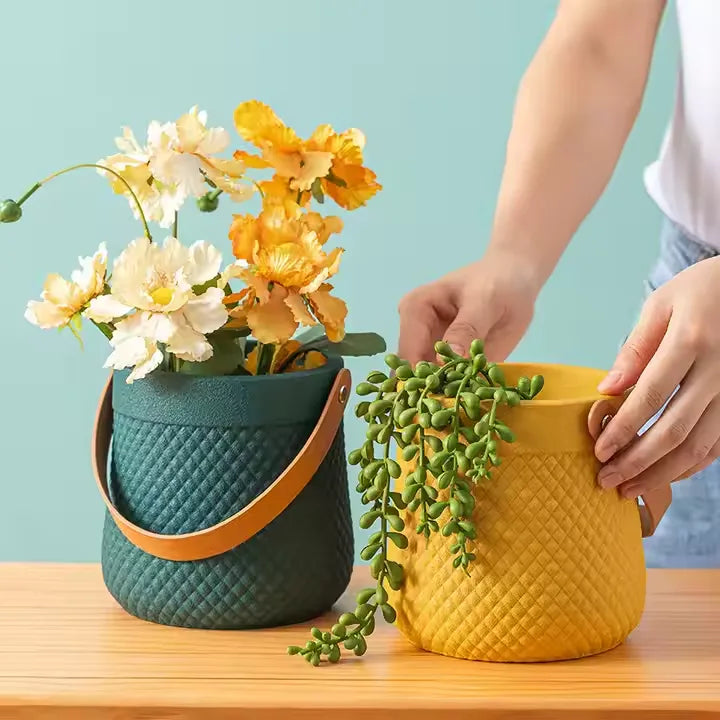 Ceramic Circular Flower Pot (Single)
