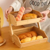 Desktop Storage With Two Layers of Shelves