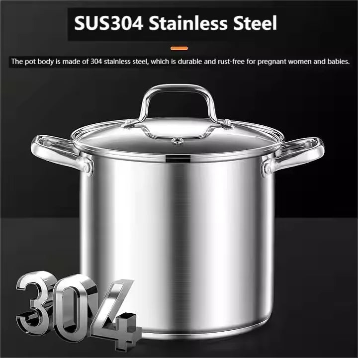 All Steel Ear High Soup Pot
