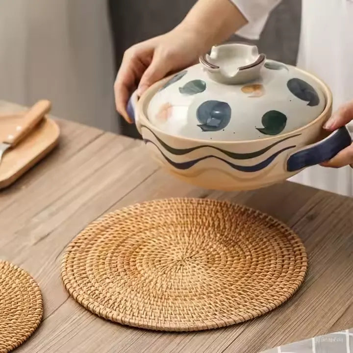 Handmade Clay Pot Wavy