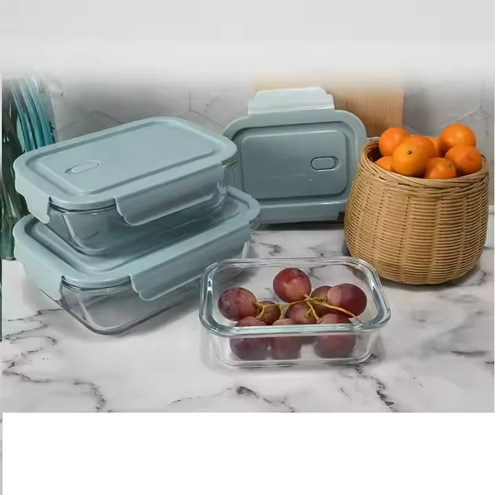 Air-Tight Glass Food Container