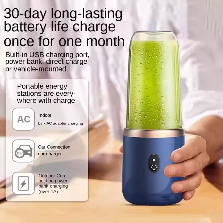 Portable Automatic Juicing Cup Double Cup Body+Sports Cup Lid
