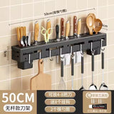 Wall Mounted Multi Functional Storage Rack (Black)