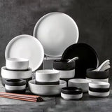 Japanese Simple Tableware Bowl and Dish Set