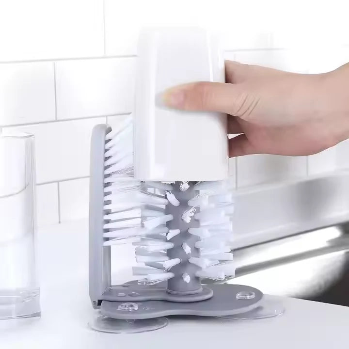 Removable Lazy Suction Cup Washing Brush
