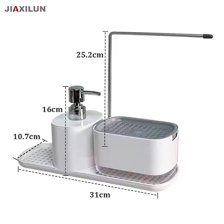 Kitchen Storage Rack and Soap Box (L)