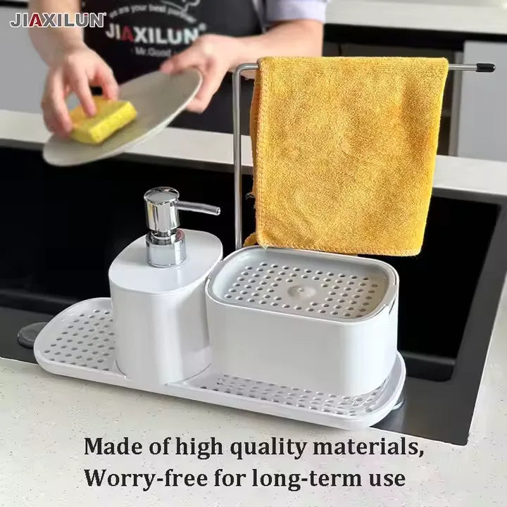 Kitchen Storage Rack and Soap Box (L)