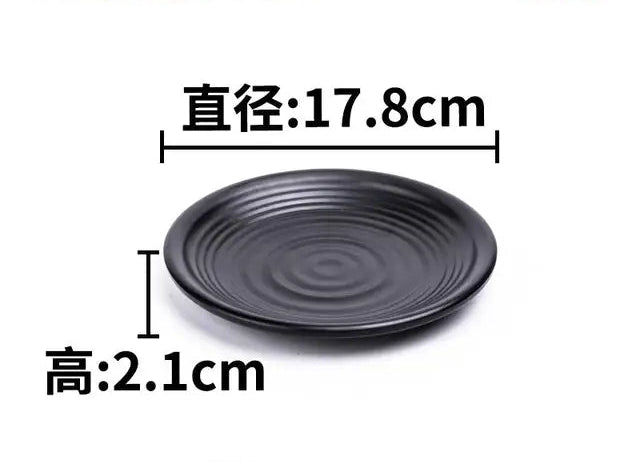 7-Inch Black Frosted Threaded Disc Ljp007