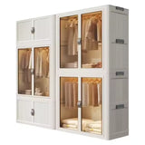 White [2 Cabinets+1 Box] With A Surface Width of 75Cm