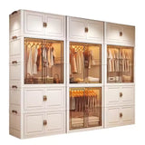 White [2 Cabinets+1 Box] With A Surface Width of 75Cm