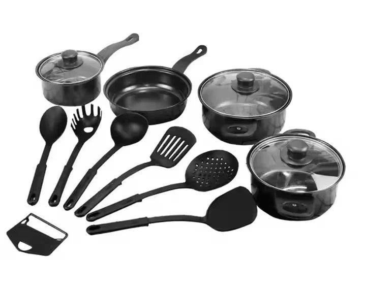 13 Piece Set of Non Stick Cookware