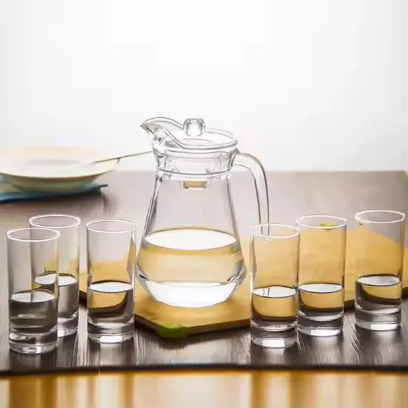 1.3L Duck Billed Pot With 6 High Cups