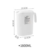 High Temperature Resistant Large Capacity Plastic Water Bottle 1800ML