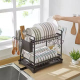 Two Layer Dismantling Dish Rack