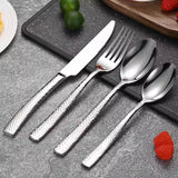 430 Stainless Steel German Western Tableware Knife, Fork, Spoon