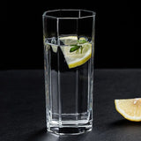 High Octagonal Glass -260ml  [6-Pack]