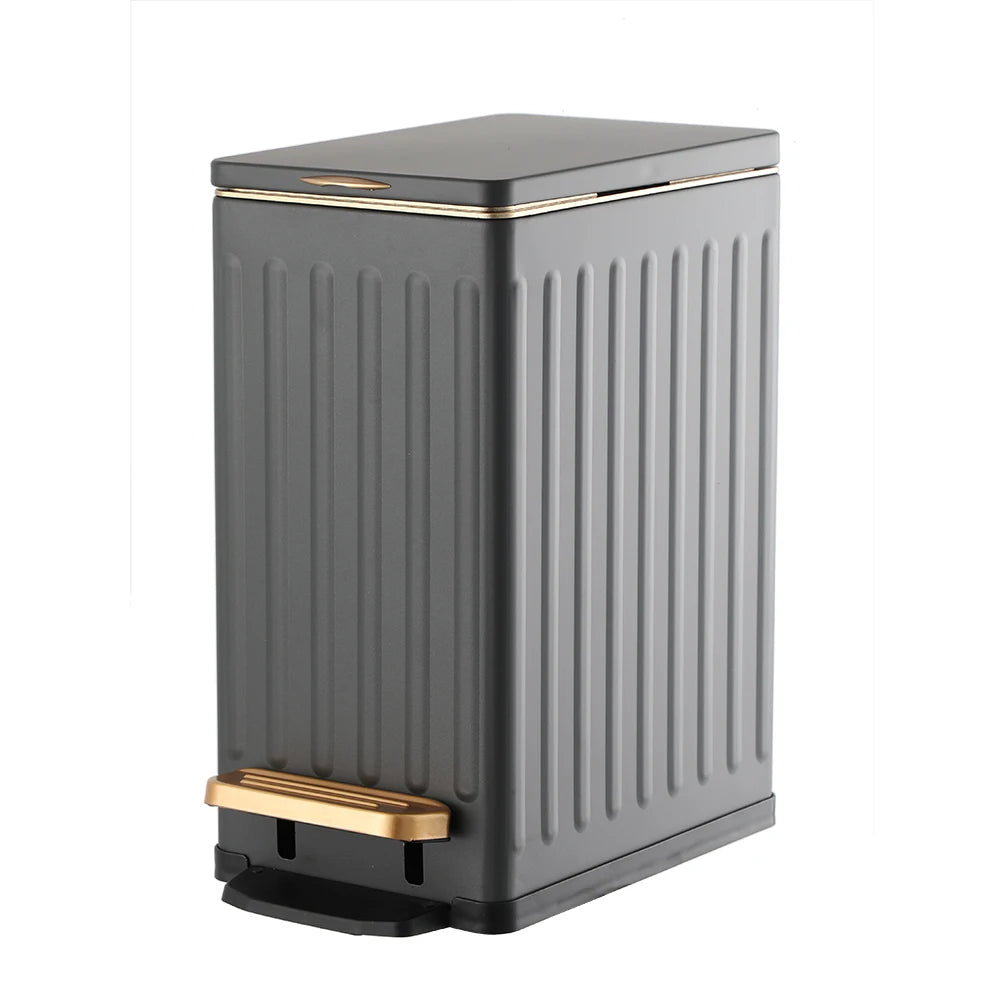 10L Rectangular Stainless Steel Seam Garbage Can