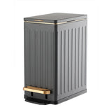 10L Rectangular Stainless Steel Seam Garbage Can