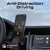 Promate Maggrip™ Cradleless Magnetic Ring Smartphone Holder For Ac Vent, Black
