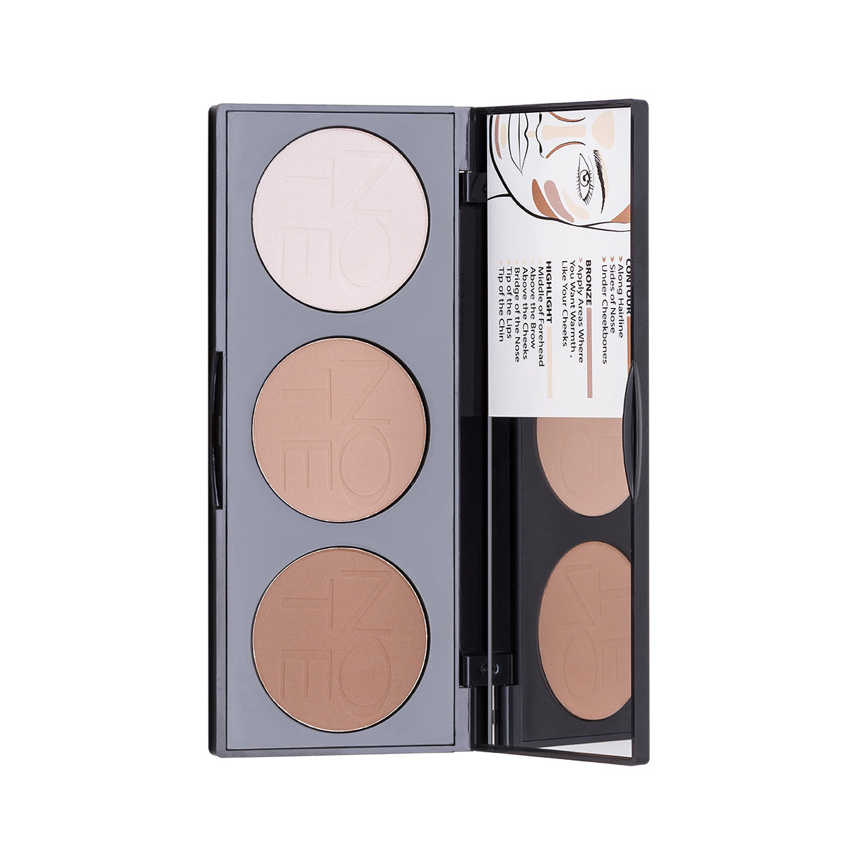 Note Perfecting Contouring Powder Palette 02 Medium To Dark