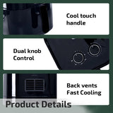 PowerPac 4L Air Fryer With Hot Air Flow System, 1400W