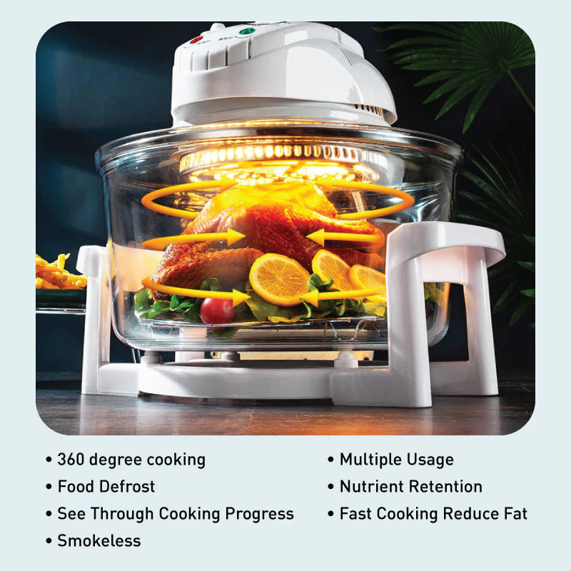 Convection Oven, Halogen Oven, Grill Roaster Oven 12L & Timer