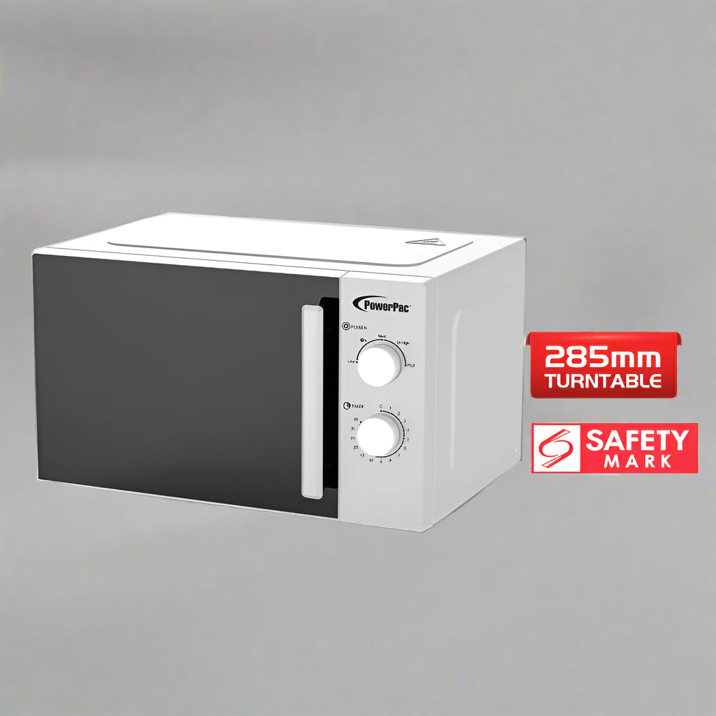 PowerPac Microwave Oven 25L With 4 Power Level and Defrost Function