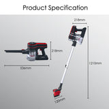 PowerPac Cordless Vacuum Cleaner, 22.2V, 2200Mah, 120W