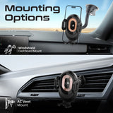 Promate 15W Transparent Auto Clamping Car Wireless Charging Mount