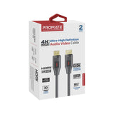 Promate Ultra-High Definition 4K@60Hz Hdmi Audio Video Cable 150Cm