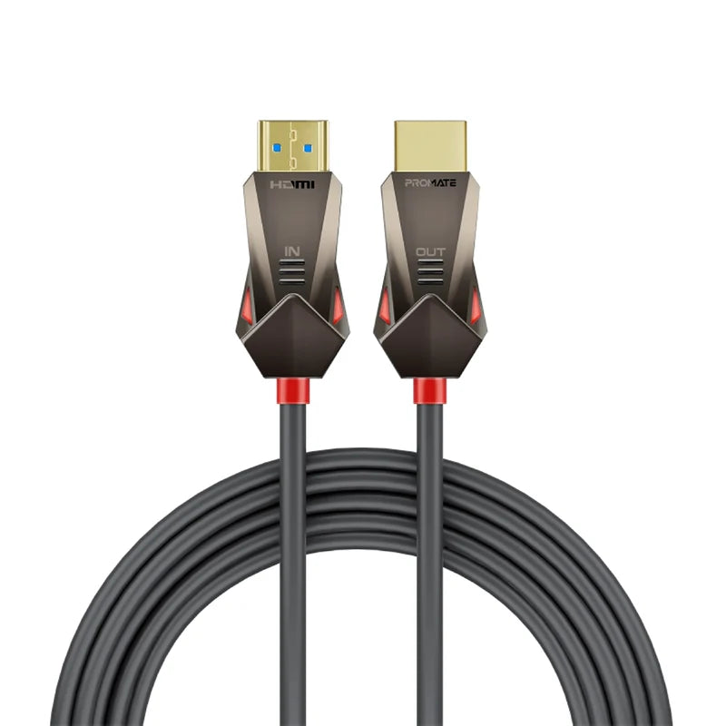 Promate Unidirectional Hd 4K@60Hz Hdmi Audio Video Cable, 15M