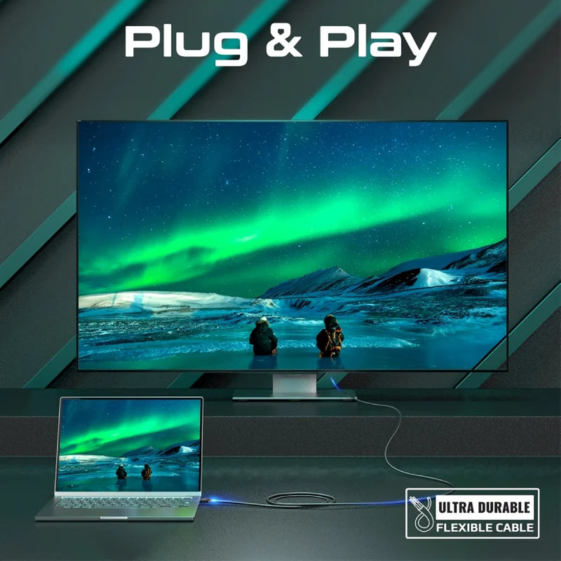 Promate Unidirectional Hd 4K@60Hz Hdmi Audio Video Cable, 15M