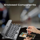 Promate 126 Piece Cylindrical Magnetic Screwdriver Kit