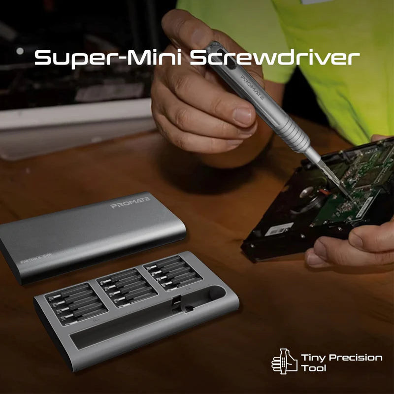 Promate 31-Piece Super Mini Precision Screwdriver Kit