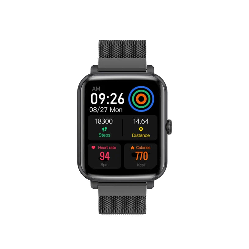 Promate Superfit™ Smartwatch With Media Storage, Graphite