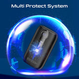 Promate 4-Piece 10000Mah Power Bank Charging Set (12W, Built-In Usb-C and Lightning Cables)