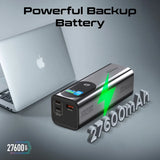 Promate 27600Mah Ultra-Compact 160W Multi-Port Pd 3.1 Power Bank With Tft Lcd Screen