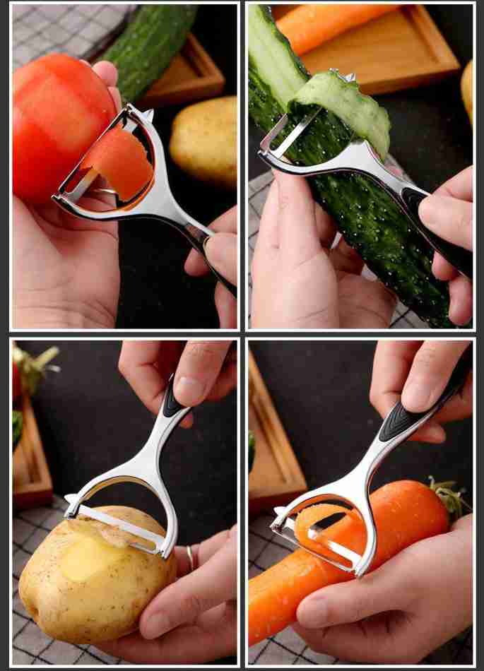 Vegetable Fruit and Vegetables Peeler - Black