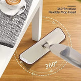 Microfiber Spray Mop For Floor Cleaning, Dry Wet Wood Floor Mop With 3 Pcs Washable Pads