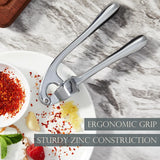 Premium Garlic Press - Gloss Silver