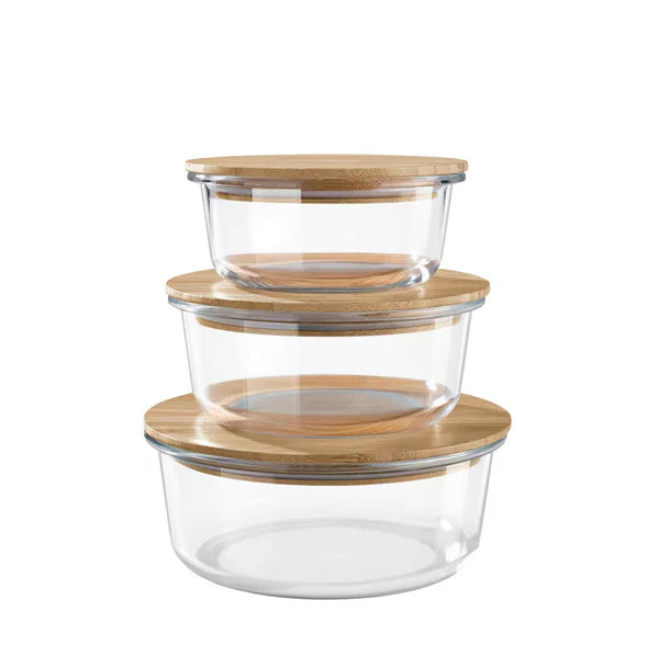 Food Storage Container Set Round