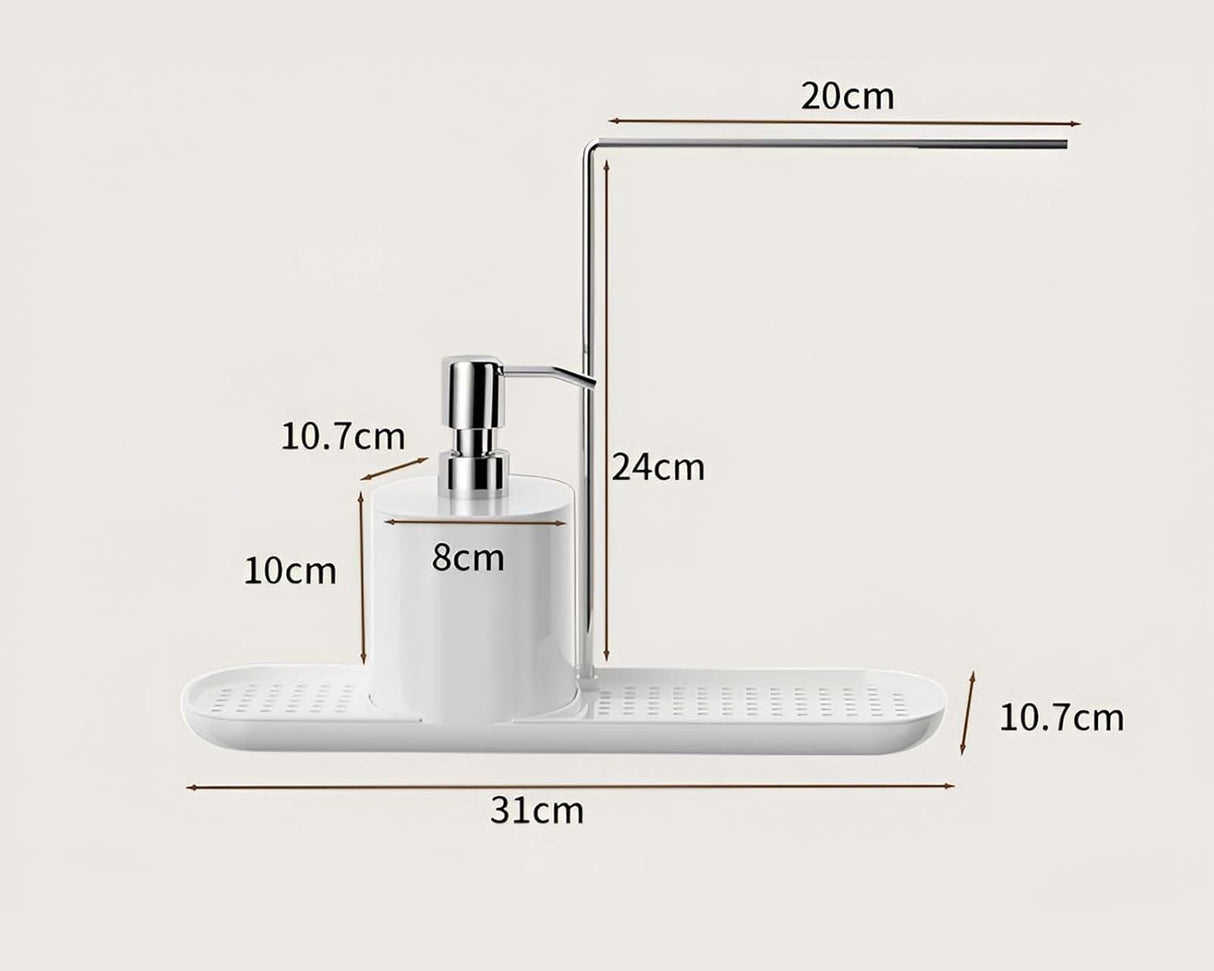 Kitchen Storage Rack and Soap Box (L)